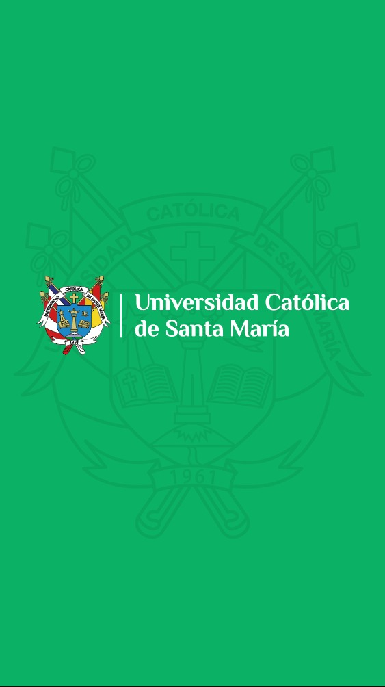 Intro screen with university logo